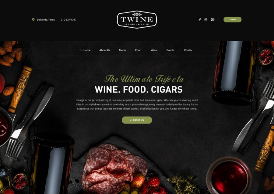 Twine website design by Skymap Creative